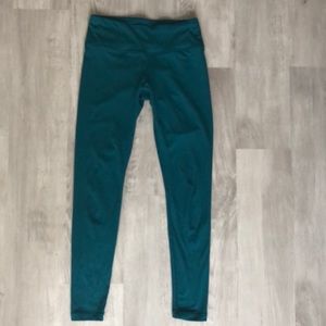 Teal Ankle Length high waist leggings